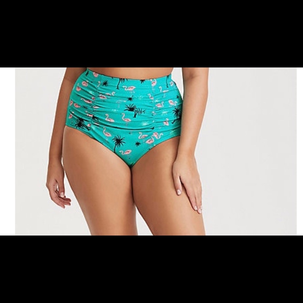 NWT Flamingo Swim Bottom  (Torrid size 00)